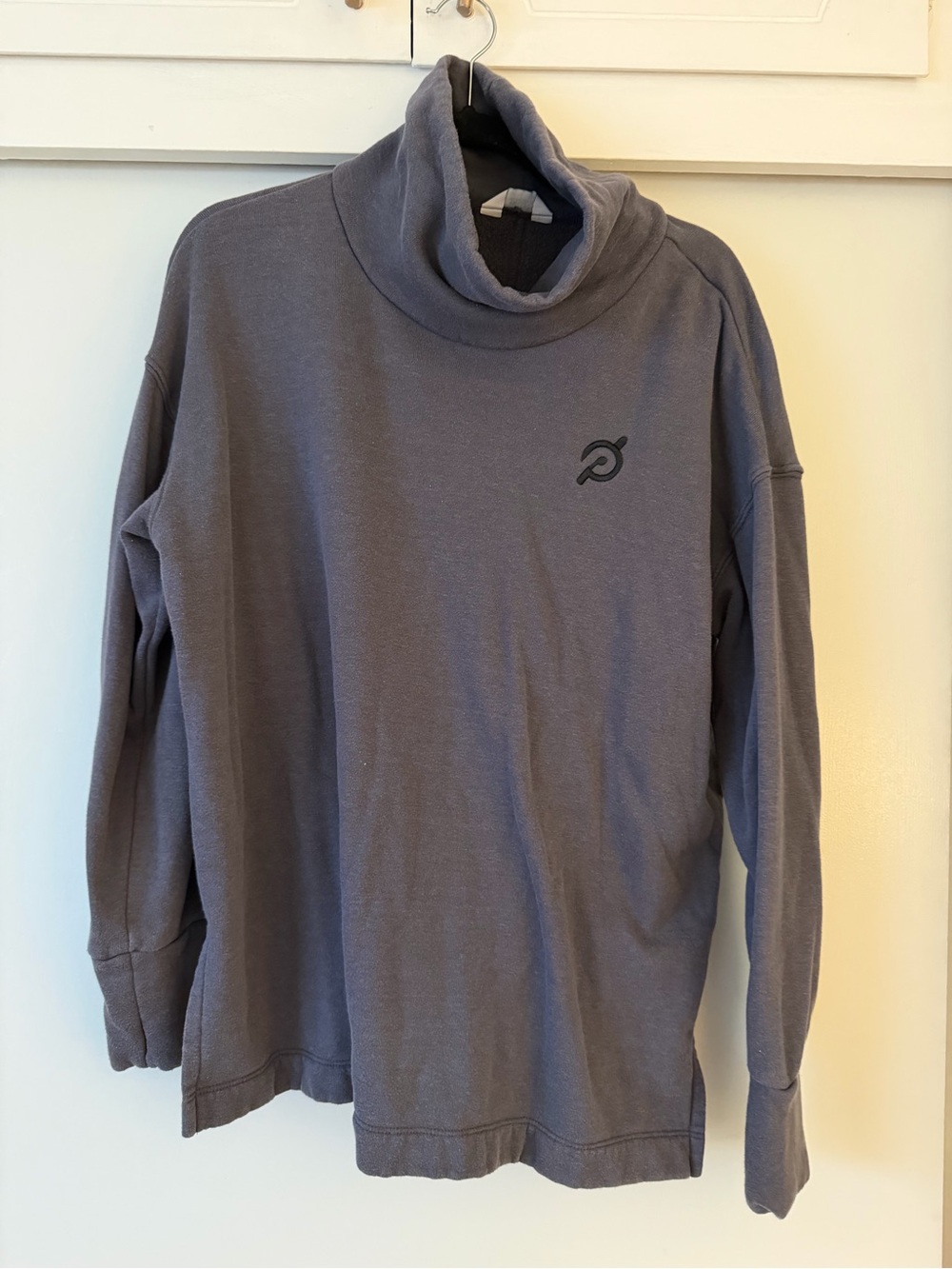 Peloton Gray Women’s Turtleneck Sweater
